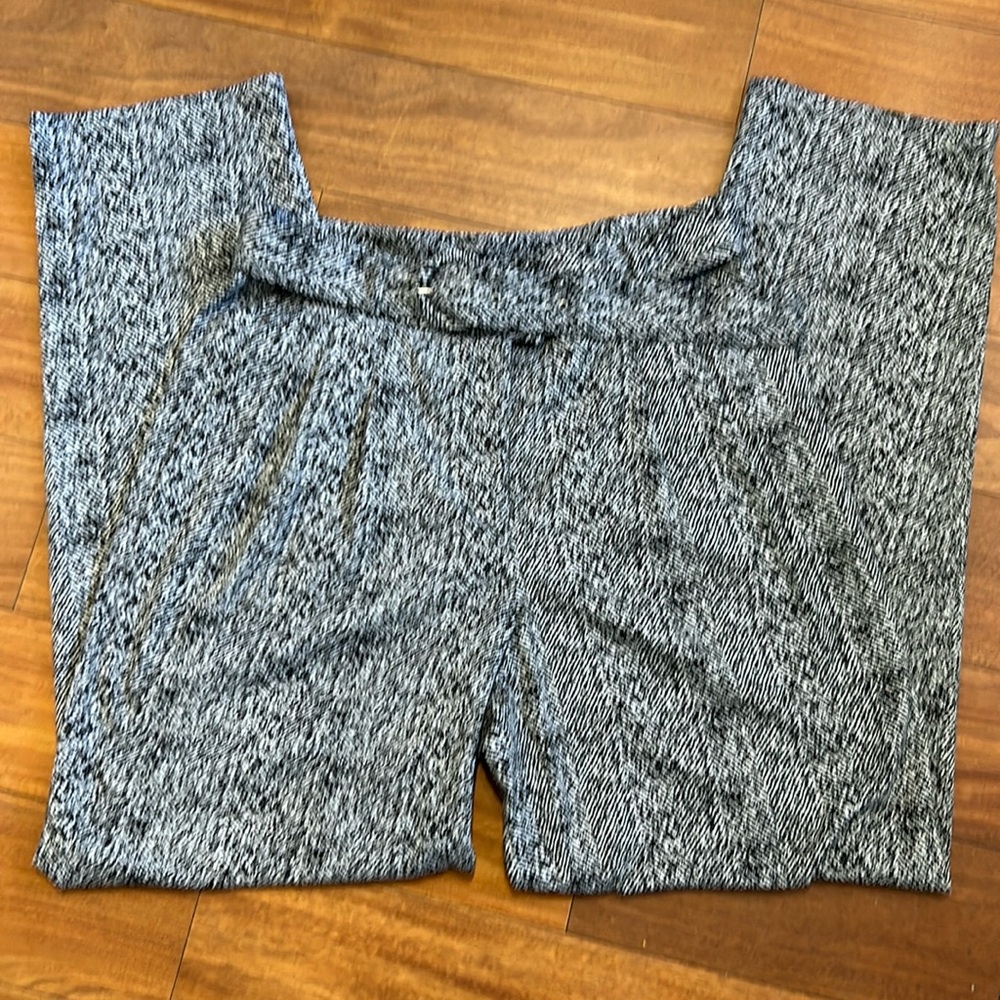 Karl Lagerfeld Paris Tweed Style Pants with matching belt